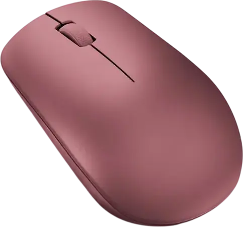 Mouse Wireless Lenovo 530, Roșu, Receptor Nano USB 2.4 GHz, Senzor Optic 1200 DPI, Design Ergonomic Ambidextru, Finisaj Soft Touch, Plug-and-Play