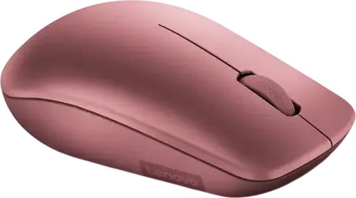 Mouse Wireless Lenovo 530, Roșu, Receptor Nano USB 2.4 GHz, Senzor Optic 1200 DPI, Design Ergonomic Ambidextru, Finisaj Soft Touch, Plug-and-Play