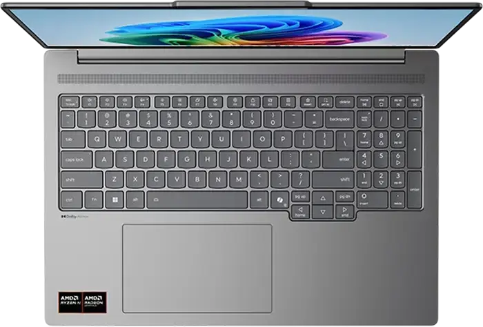 Ноутбук Lenovo IdeaPad Pro 5 16AGP11, AMD Ryzen AI 9 465, 32GB LPDDR5X, 1TB SSD, 16" OLED 2.8K 120Hz, Radeon 880M, Алюминий, Luna Grey, Без ОС, Copilot+ PC
