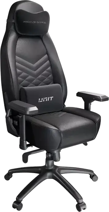 Scaun Gaming Proove Unit, PU Piele, Negru