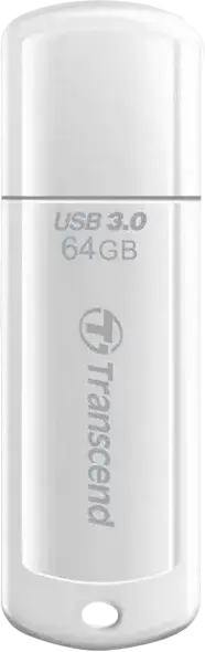 Memorie USB Transcend JetFlash 730, 64GB, Alb