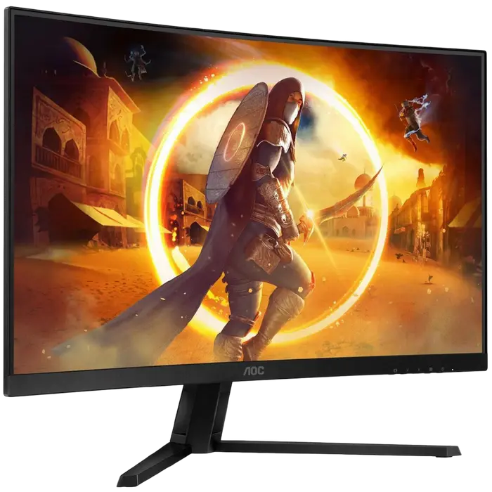 Monitor Gaming Curbat AOC CQ32G4VE 31.5", WQHD 2560x1440, Fast VA, 180Hz, 0.5ms MPRT, 1500R, HDR10, FreeSync Premium, HDMI, DisplayPort, Negru