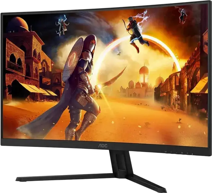 Monitor Gaming Curbat AOC CQ32G4VE 31.5", WQHD 2560x1440, Fast VA, 180Hz, 0.5ms MPRT, 1500R, HDR10, FreeSync Premium, HDMI, DisplayPort, Negru