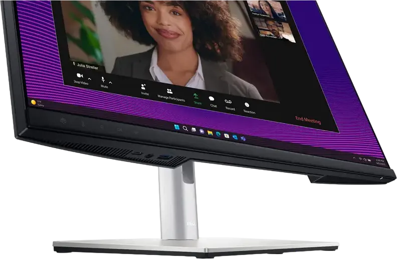 Monitor Dell P2724DEB 27 inch IPS WQHD 2560x1440, Hub USB-C cu Power Delivery 90W, Switch KVM, Ethernet RJ45, Camera IR 4MP, Difuzoare Integrate, Argintiu