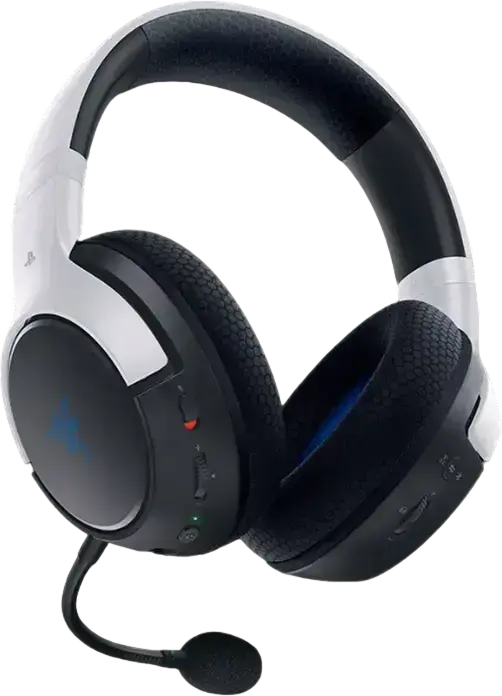 Razer Kaira HyperSpeed for PS5 Wireless Gaming Headset RZ04-03980200-R3G1, 2.4 GHz & Bluetooth, 50mm TriForce Drivers, HyperClear Cardioid Mic, 30h Battery