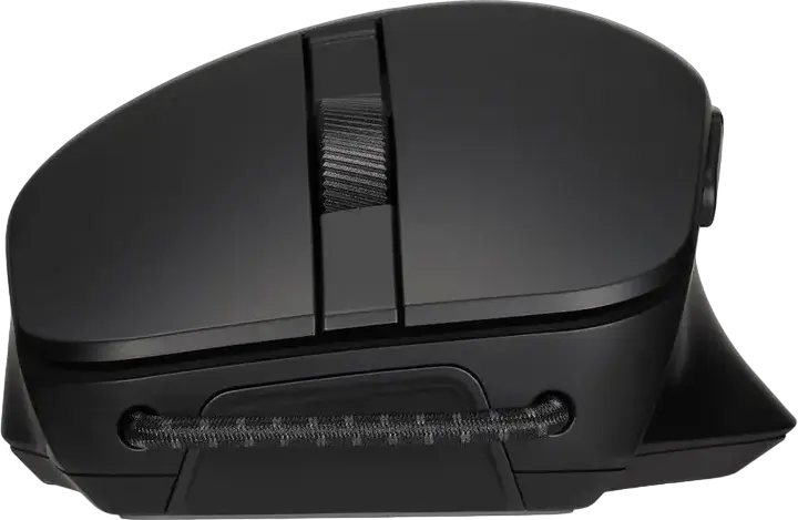 ASUS SmartO MD200 Wireless Mouse, Secret Black, Bluetooth & 2.4GHz RF, 4200 dpi Optical Sensor, 6 Programmable Buttons, 100% PTFE Feet, Silent Plus, Windows 11/10