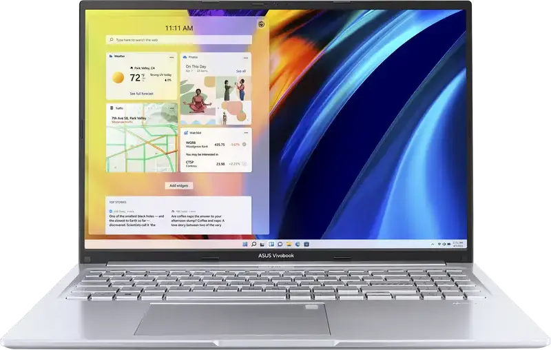 Laptop 16" ASUS Vivobook 16 X1605VA, Cool Silver, Intel Core i5-13420H, 16GB/512GB, Fără SO