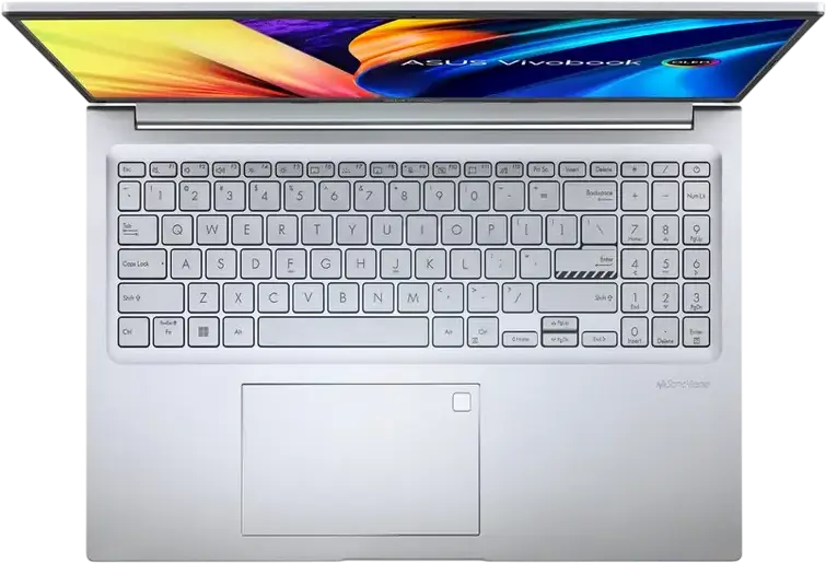 ASUS Vivobook 16 X1605VA Laptop, 16" WUXGA OLED Display, Intel Core i5-13420H, 16GB RAM, 512GB SSD, Fingerprint Reader, Backlit Keyboard, Cool Silver