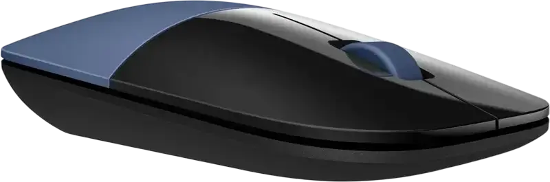 HP Z3700 Wireless Optical Mouse, Blue, 1200 DPI, 2.4GHz RF Connectivity, Ambidextrous Slim Design, 3 Buttons with Scroll Wheel, USB Nano Receiver