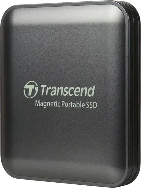 Transcend ESD420 Portable SSD 4TB USB 3.2 Gen 2x2 20Gbps Type-C External Drive 2000MB/s Read/Write MagSafe Compatible MIL-STD-810G Iron Gray