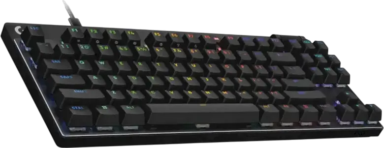 Tastatură Gaming Mecanică Logitech G Pro X TKL Rapid YU0090, Switch-uri Analogice Magnetice, Rapid Trigger, LIGHTSYNC RGB, Tenkeyless, Layout Englezesc, USB Wired