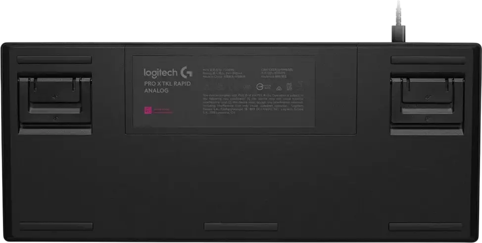 Tastatură Gaming Mecanică Logitech G Pro X TKL Rapid YU0090, Switch-uri Analogice Magnetice, Rapid Trigger, LIGHTSYNC RGB, Tenkeyless, Layout Englezesc, USB Wired
