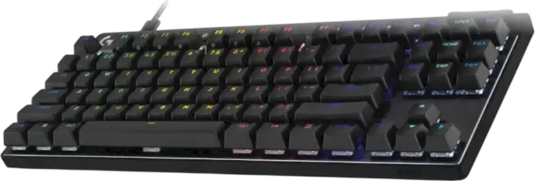 Tastatură Gaming Mecanică Logitech G Pro X TKL Rapid YU0090, Switch-uri Analogice Magnetice, Rapid Trigger, LIGHTSYNC RGB, Tenkeyless, Layout Englezesc, USB Wired