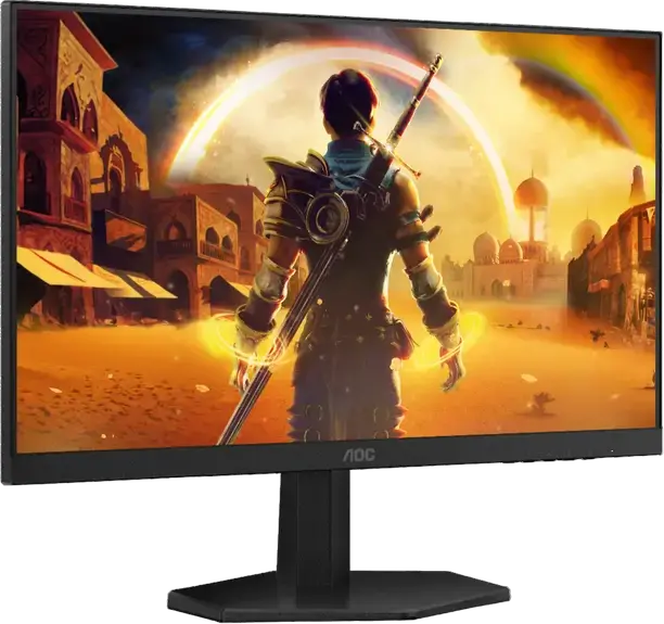 Monitor Gaming AOC 27G42E 23.8", IPS WUXGA 1920x1200, Rata de Refresh 180Hz, Timp Raspuns 0.5ms MPRT, HDR10, Adaptive-Sync, G-SYNC Compatible, Negru