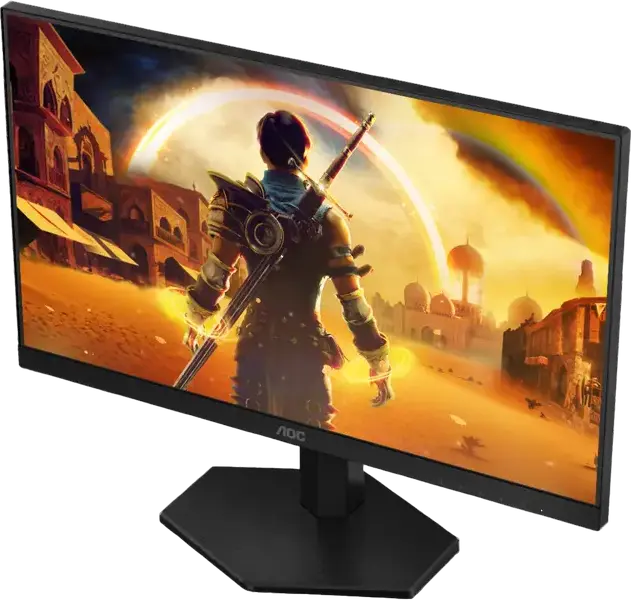 Monitor Gaming AOC 27G42E 23.8", IPS WUXGA 1920x1200, Rata de Refresh 180Hz, Timp Raspuns 0.5ms MPRT, HDR10, Adaptive-Sync, G-SYNC Compatible, Negru