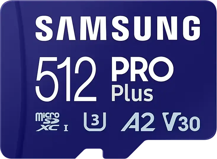 Card de memorie Samsung PRO Plus microSDXC MB-MD512SA/KR 512GB UHS-I U3 V30 A2, Viteza Citire 180MB/s, Scriere 130MB/s, Rezistent la Apa si Temperatura, cu Adaptor SD