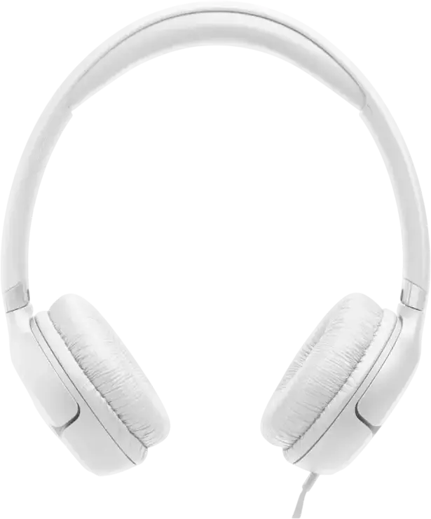 Накладные наушники JBL Tune 530C, подключение USB, Белый, Hi-Res Audio, JBL Pure Bass, динамики 33 мм, встроенный микрофон, складная конструкция