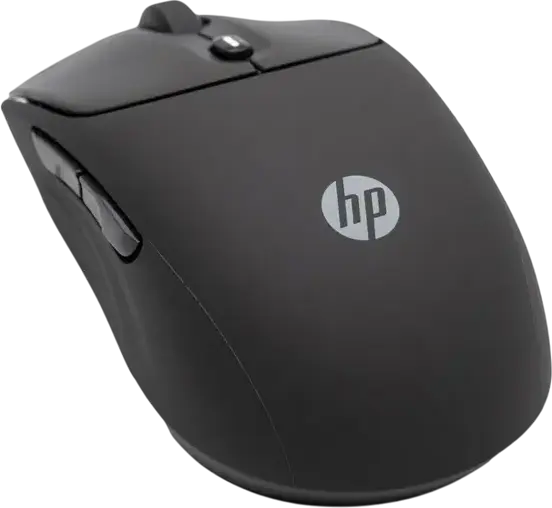 HP 400 Quiet Wireless Mouse, Black, Dual-mode Bluetooth and 2.4GHz USB, Adjustable 6000 DPI, Ambidextrous Compact Design, Quiet-click Buttons, 24 Month Battery