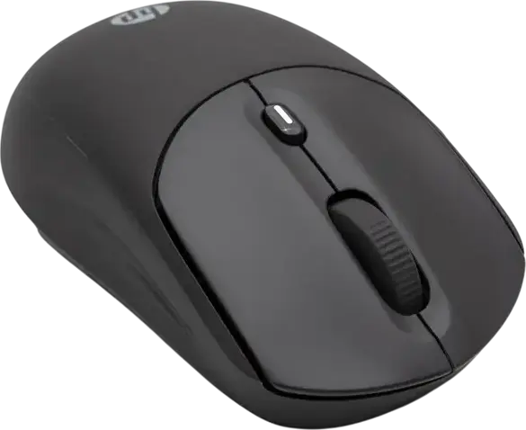 HP 400 Quiet Wireless Mouse, Black, Dual-mode Bluetooth and 2.4GHz USB, Adjustable 6000 DPI, Ambidextrous Compact Design, Quiet-click Buttons, 24 Month Battery