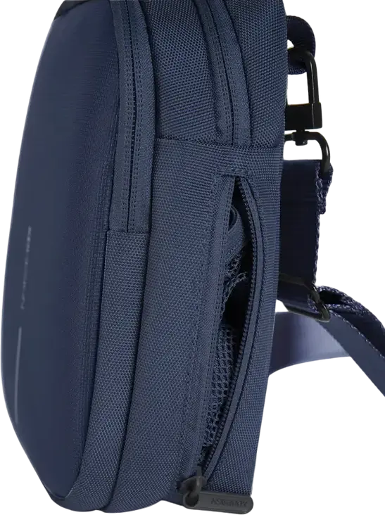 Geanta crossbody XD Design Bobby Boxy Sling, material rPET reciclat, buzunare ascunse pentru sticla de apa si spate, 160x210x75 mm
