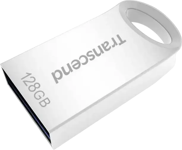 Memorie USB Transcend JetFlash 710, 128GB, Argintiu