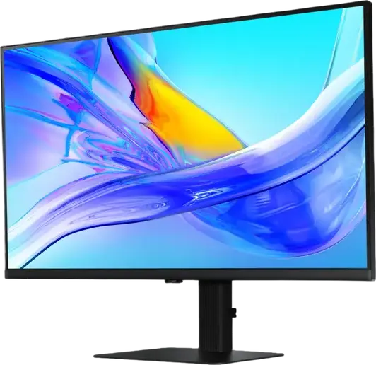 Monitor Samsung ViewFinity S8 S32D804 32 inch 4K UHD, Panou VA, HDR10, USB-C Power Delivery 90W, Switch KVM, Reglabil pe Inaltime, Negru
