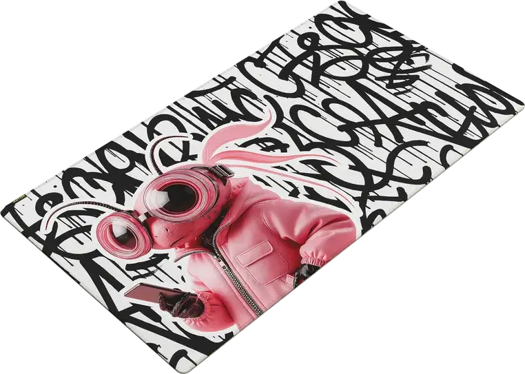 HATOR Tonn EVO 3XL Gaming Mouse Pad, Dragonfly Design, 1000x550x3mm Textile Surface, Non-Slip Natural Rubber Base, Stitched Edges, Yellow