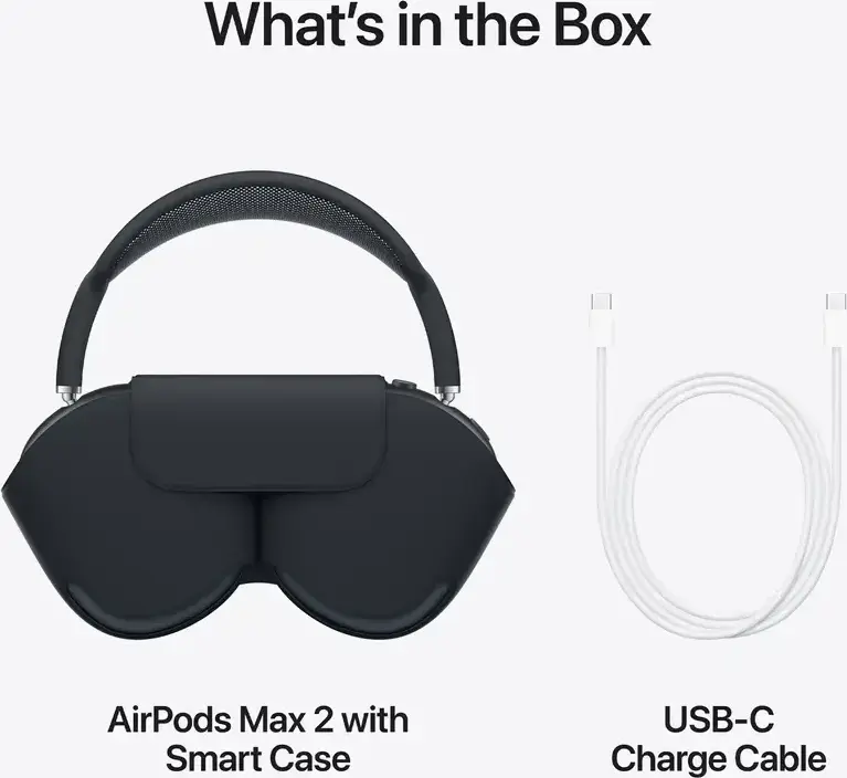 Casca Apple AirPods Max 2 Over-Ear Wireless cu cip H2, Anulare Activă a Zgomotului, Mod Transparență, Audio Spațial, USB-C, Violet