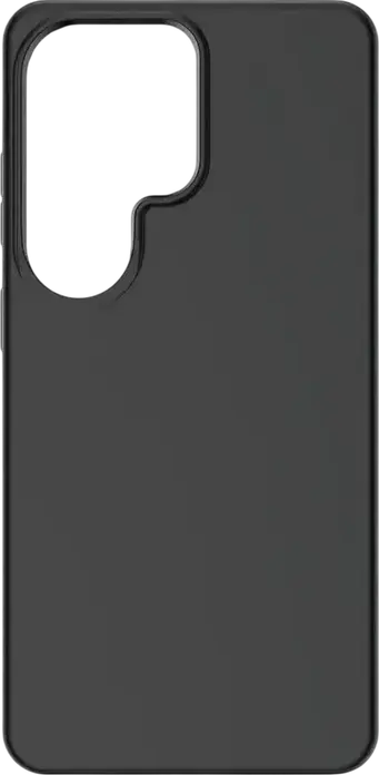 Cellularline Sensation Plus Case for Samsung Galaxy S26 Ultra, Black Silicone Soft-touch Cover with Microban Antibacterial Technology and Rigid Shell