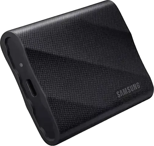 SSD Portabil Samsung T9 4TB MU-PG1T0B/EU Drive Extern USB 3.2 Gen 2x2 Viteza Citire/Scriere până la 2000MB/s cu Dynamic Thermal Guard, Negru