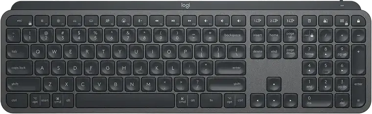 Tastatură Logitech MX Keys for Business, Fără fir, Grafit