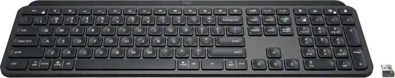 Logitech MX Keys for Business Wireless Keyboard 920-010251 Graphite, Full-size with Numpad, Logi Bolt & Bluetooth BLE, Smart Backlighting, Flow