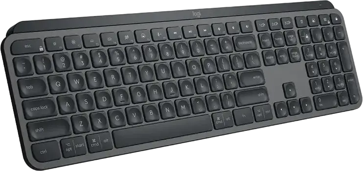 Logitech MX Keys for Business Wireless Keyboard 920-010251 Graphite, Full-size with Numpad, Logi Bolt & Bluetooth BLE, Smart Backlighting, Flow