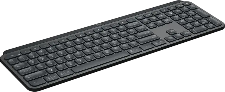 Logitech MX Keys for Business Wireless Keyboard 920-010251 Graphite, Full-size with Numpad, Logi Bolt & Bluetooth BLE, Smart Backlighting, Flow