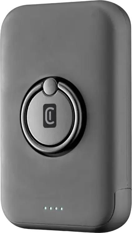 Acumulator extern Cellularline MAG 5000 Wireless, 5000mAh, Negru