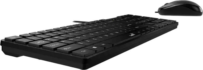 Set Tastatură + Mouse Genius SlimStar C126, Cu fir, Negru