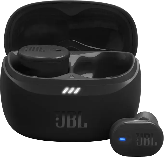JBL Tune Buds 2 True Wireless Earbuds, Black, Adaptive Noise Cancelling, Pure Bass & Spatial Sound, 48h Total Battery, Bluetooth 5.3, IP54, 10mm Drivers