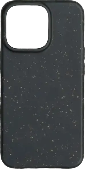 Husa Spate Forever Bioio Biodegradabila pentru iPhone 14 Pro, Negru, Cover Eco-Friendly din Plante, Finisaj Mat, Design Slim cu Colturi Anti-Shock