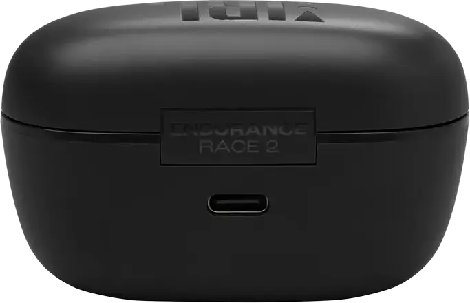 Casca JBL Endurance Race 2 True Wireless, Negru, Anulare Activă a Zgomotului (ANC), Rezistență IP68 la Apă și Praf, Sunet JBL Pure Bass, Baterie 48h