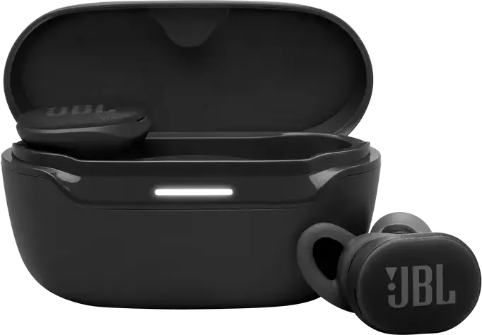 Casca JBL Endurance Race 2 True Wireless, Negru, Anulare Activă a Zgomotului (ANC), Rezistență IP68 la Apă și Praf, Sunet JBL Pure Bass, Baterie 48h