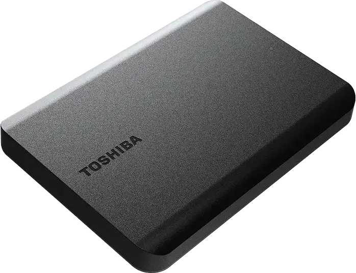 HDD portabil extern Toshiba Canvio Basics, 1 TB, Negru (HDTB510EK3AA)
