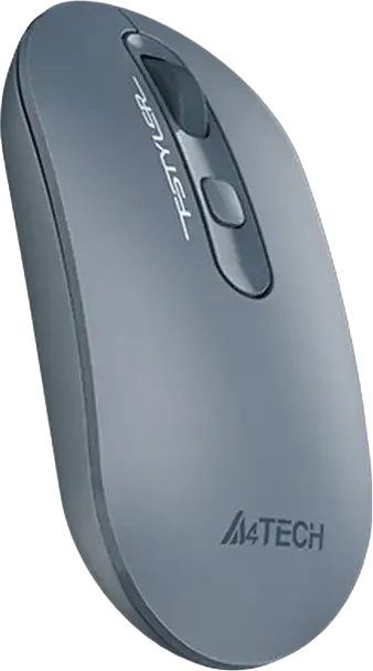 A4Tech F-Styler FG20 Wireless Mouse, Blue, 2.4 GHz USB Receiver, 1200/1600/2000 DPI Adjustable, 4-Way Scroll Wheel, 8 Gesture Hotkeys, Symmetric Design, 10-15m Range