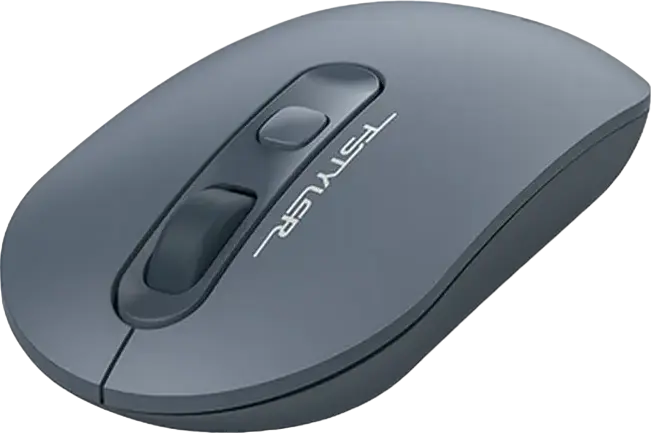 A4Tech F-Styler FG20 Wireless Mouse, Blue, 2.4 GHz USB Receiver, 1200/1600/2000 DPI Adjustable, 4-Way Scroll Wheel, 8 Gesture Hotkeys, Symmetric Design, 10-15m Range