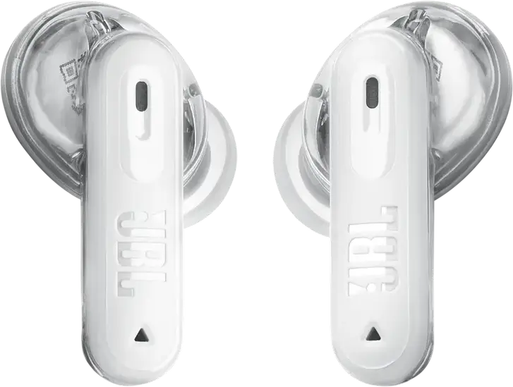 Casca JBL Tune Beam 2 Ghost Edition True Wireless, Albă, Anulare Adaptivă a Zgomotului, Drivere Dinamice 10mm, Pure Bass Sound, Baterie 48h, IP54, Bluetooth 5.3