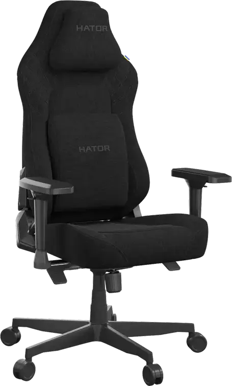 HATOR Darkside 3L Pro Gaming Chair HTC3210L, CloudTouch Textile, NobleShift Multiblock, 4D Armrests, Magnetic Lumbar and Head Pillows, 130kg Max Load