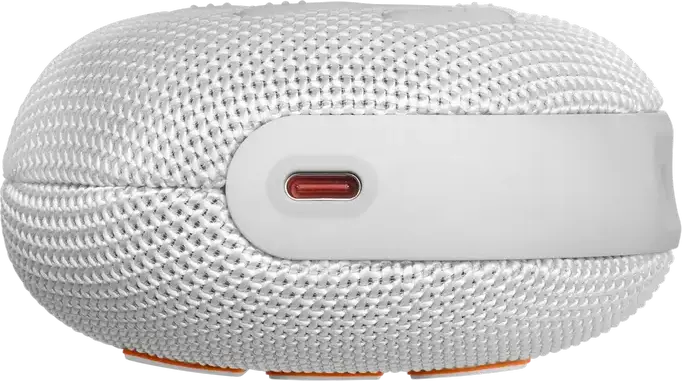 Boxa Portabila Bluetooth JBL Clip 5, Rezistenta la Apa si Praf IP67, Putere 7W RMS, Baterie 12-15h, Auracast, Carabiner Integrat, Alb