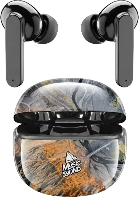 Cellularline Music Sound Fantasy True Wireless Stereo TWS In-Ear Bluetooth 5.1 Earbuds, Multicolor, with Integrated Microphone and Charging Case, 20h Total Playback