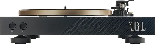 Platou Vinil JBL Spinner BT cu Bluetooth 5.2, Preamplificator Phono Integrat, Platou si Brat de Aluminiu, Cartus MM, Plinta din MDF Negru