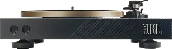 Platou Vinil JBL Spinner BT cu Bluetooth 5.2, Preamplificator Phono Integrat, Platou si Brat de Aluminiu, Cartus MM, Plinta din MDF Negru