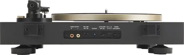 Platou Vinil JBL Spinner BT cu Bluetooth 5.2, Preamplificator Phono Integrat, Platou si Brat de Aluminiu, Cartus MM, Plinta din MDF Negru